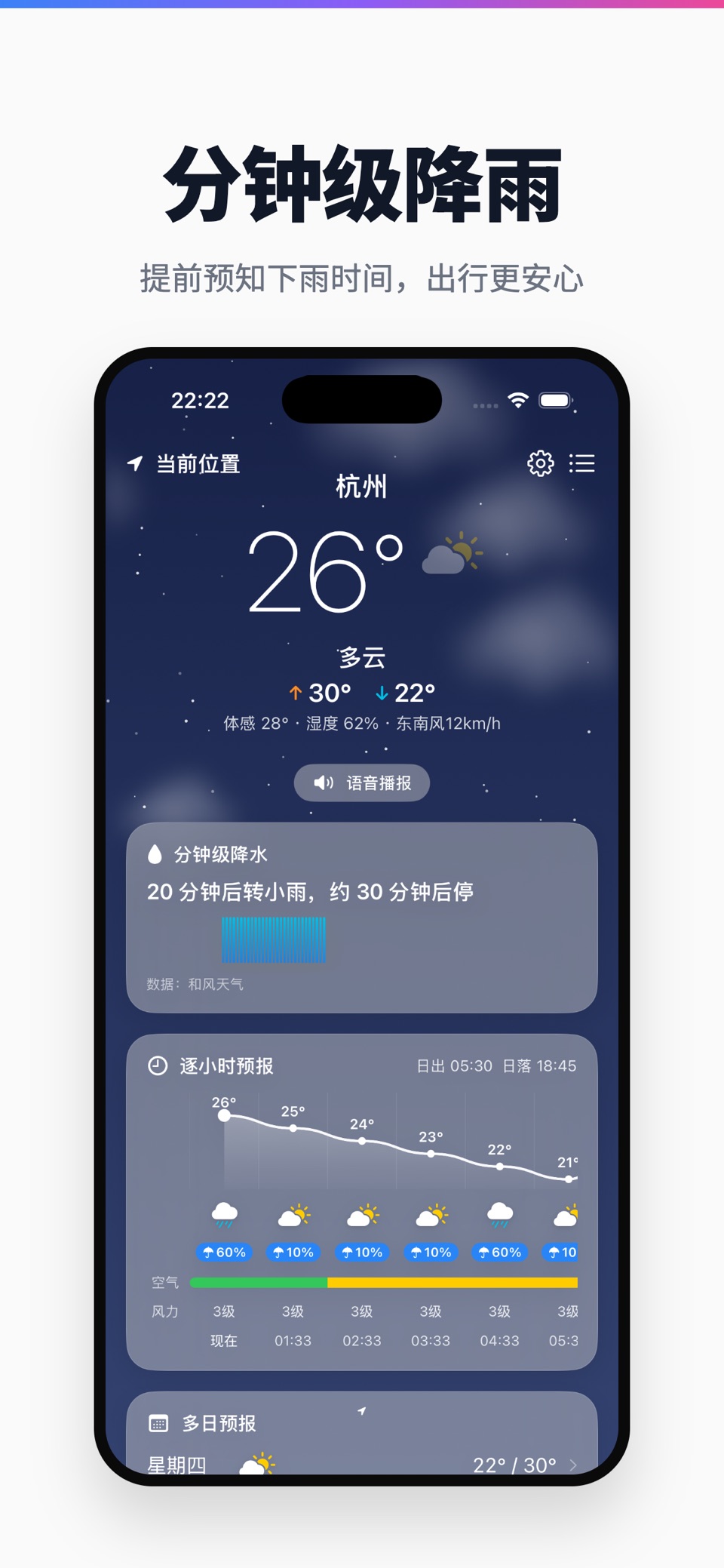 知雨天气 · Store screenshots