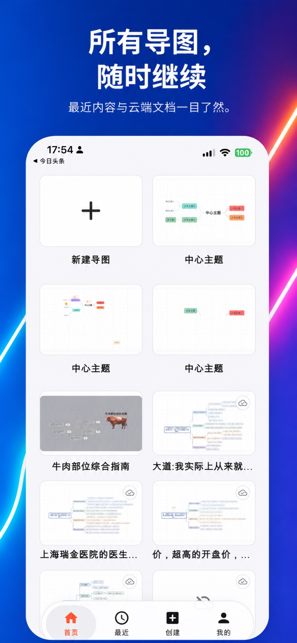 MindMap: 思维导图与AI写作工具、灵感笔记整理 3