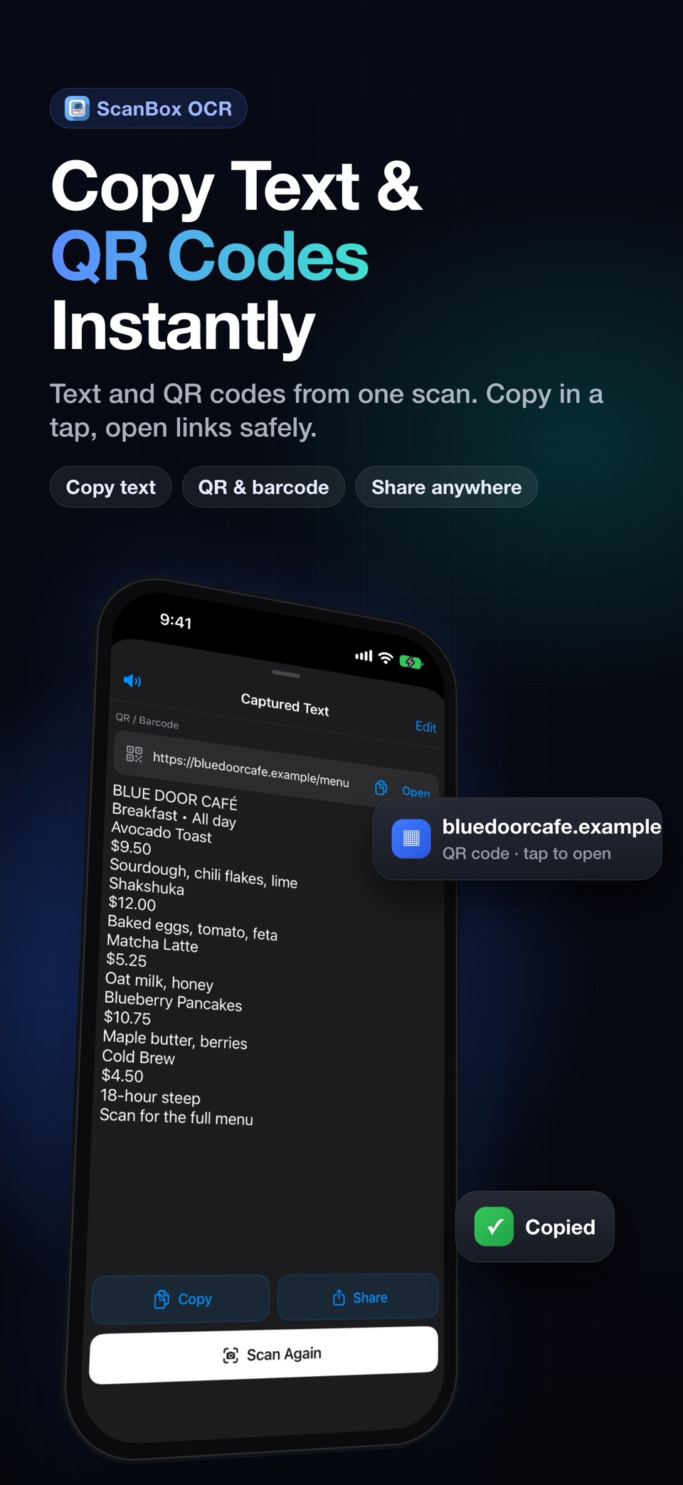ScanBox OCR: Text Scanner 2