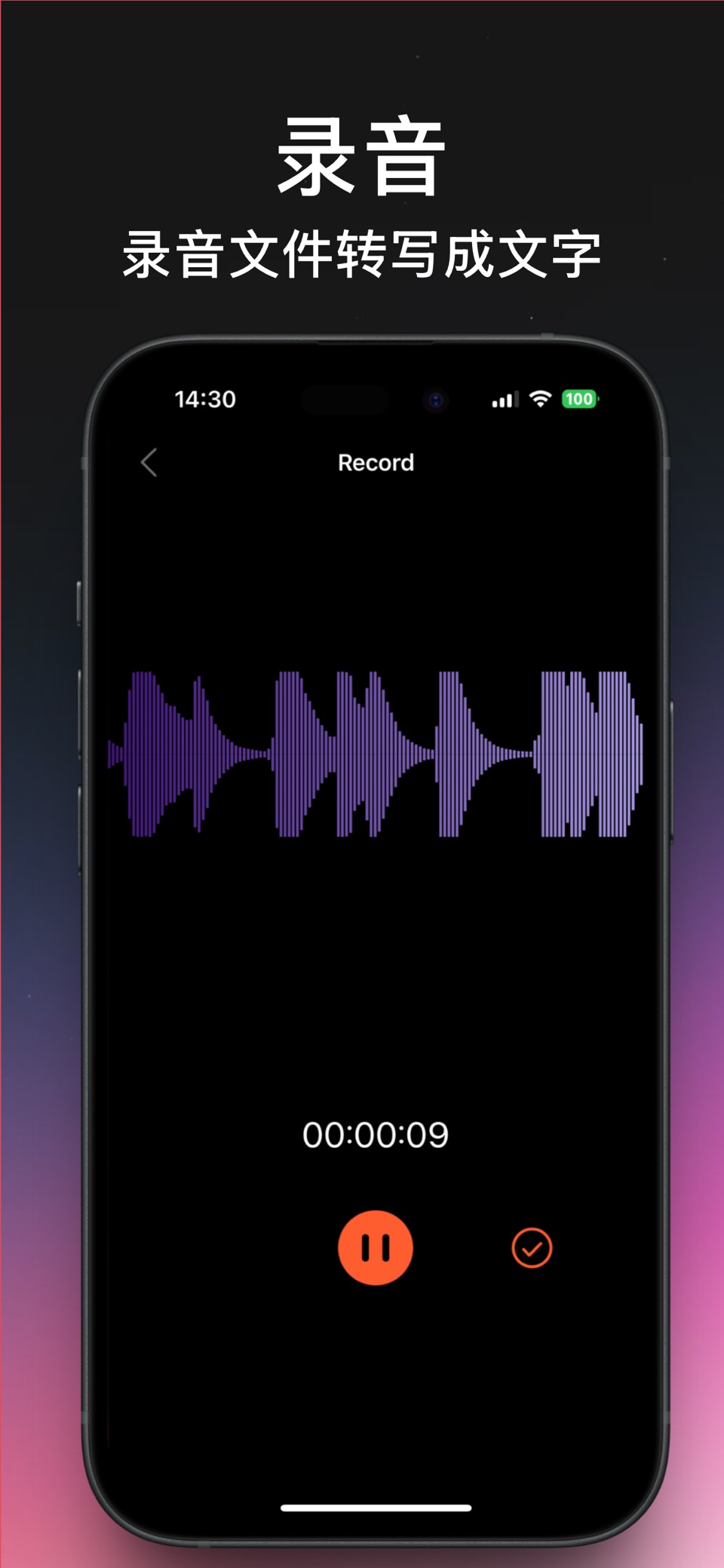 AI语音转文字专家-录音转文字、实时离线转录助手 3