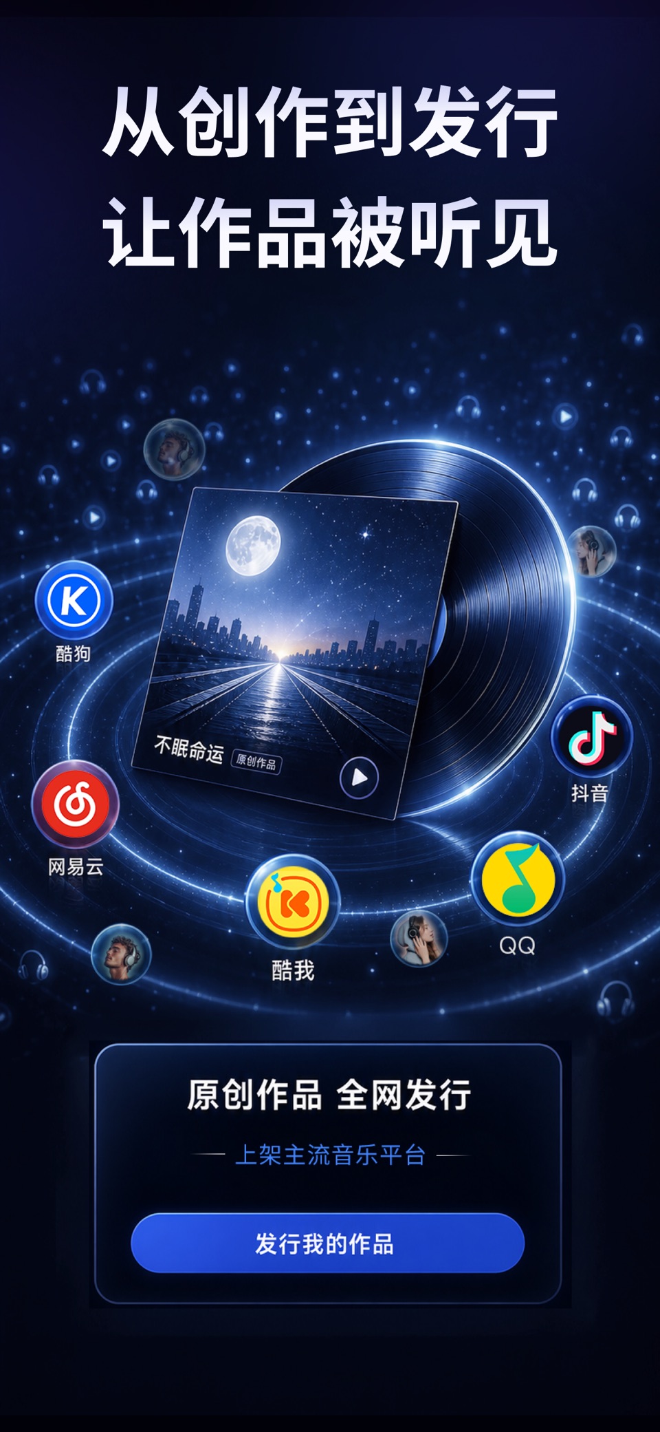 音控-AI音乐创作AI歌曲生成写歌作词作曲编曲伴奏MV制作 3