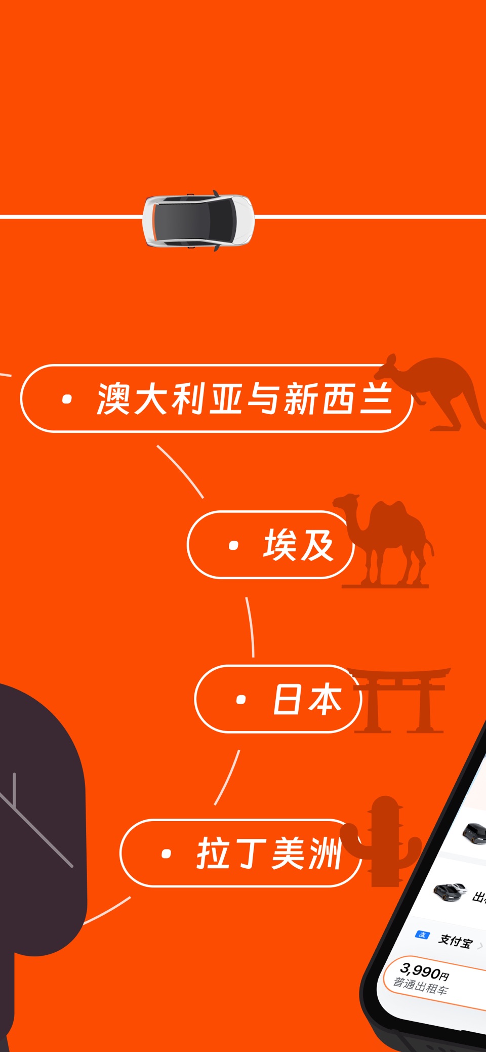 滴滴国际版-境外出行，轻松打车 2
