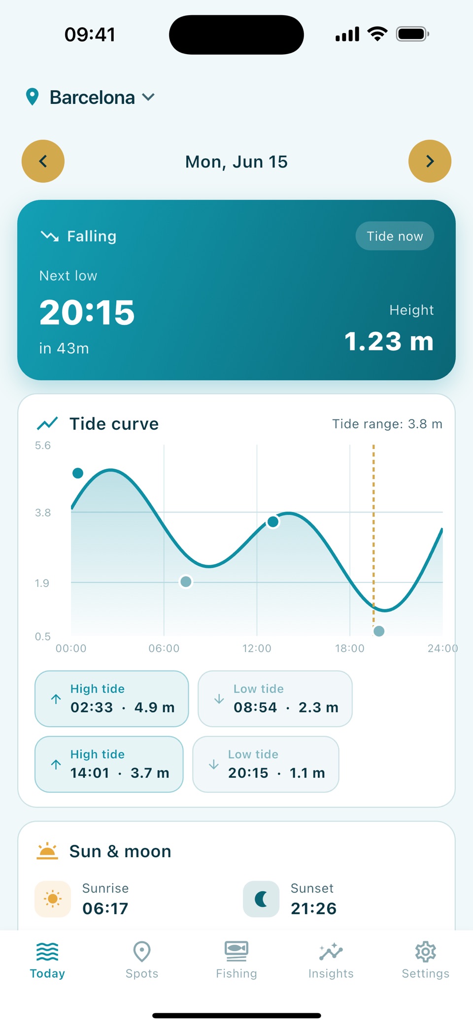 TideMate 潮汐与钓鱼时间 · Store screenshots