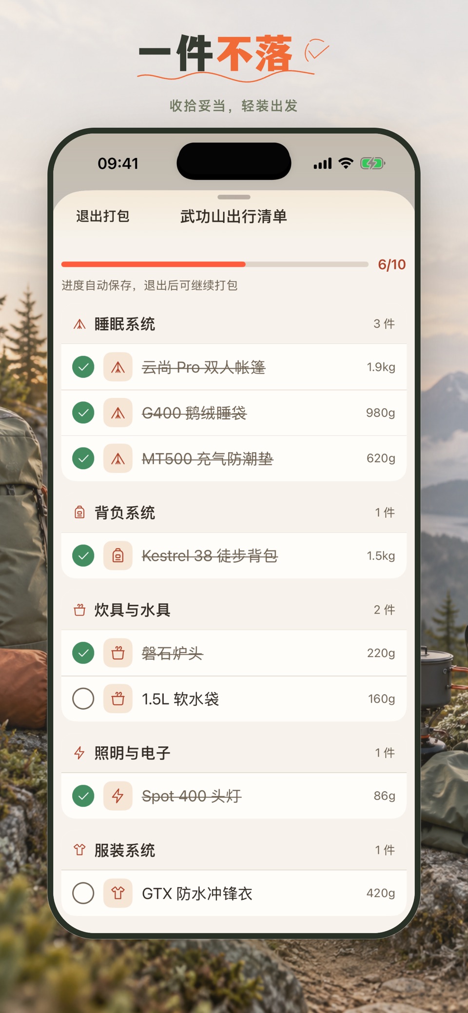 宜出门 - 露营地图与户外装备清单 8