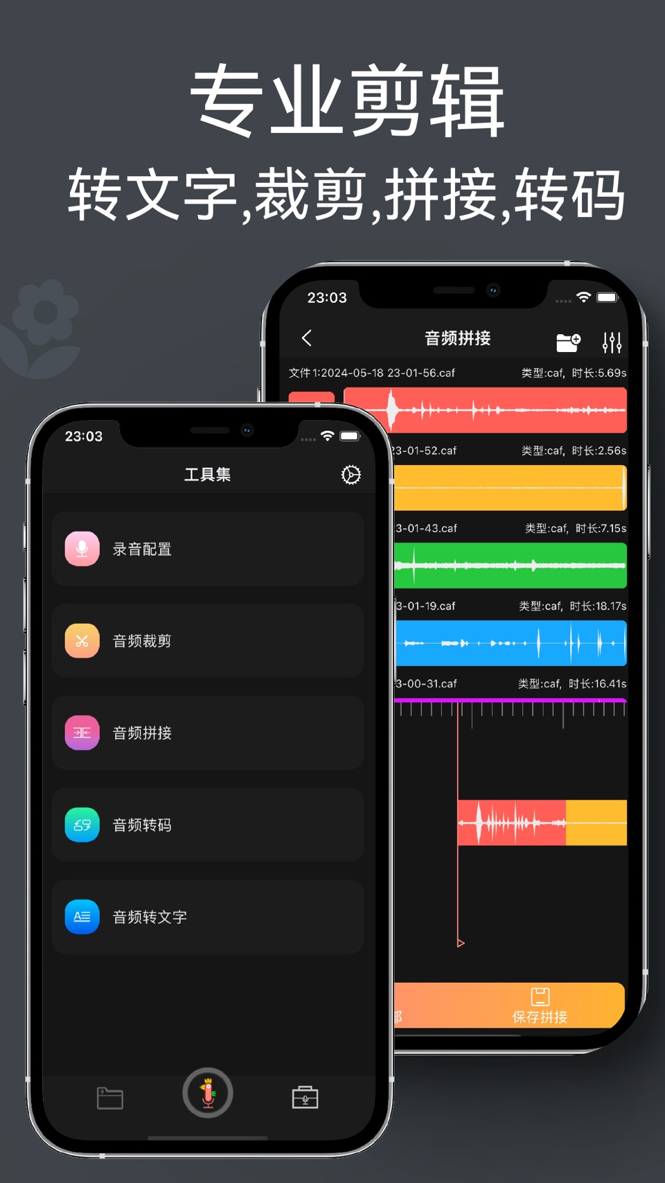 录音机 - 录音软件专业版 · Store screenshots