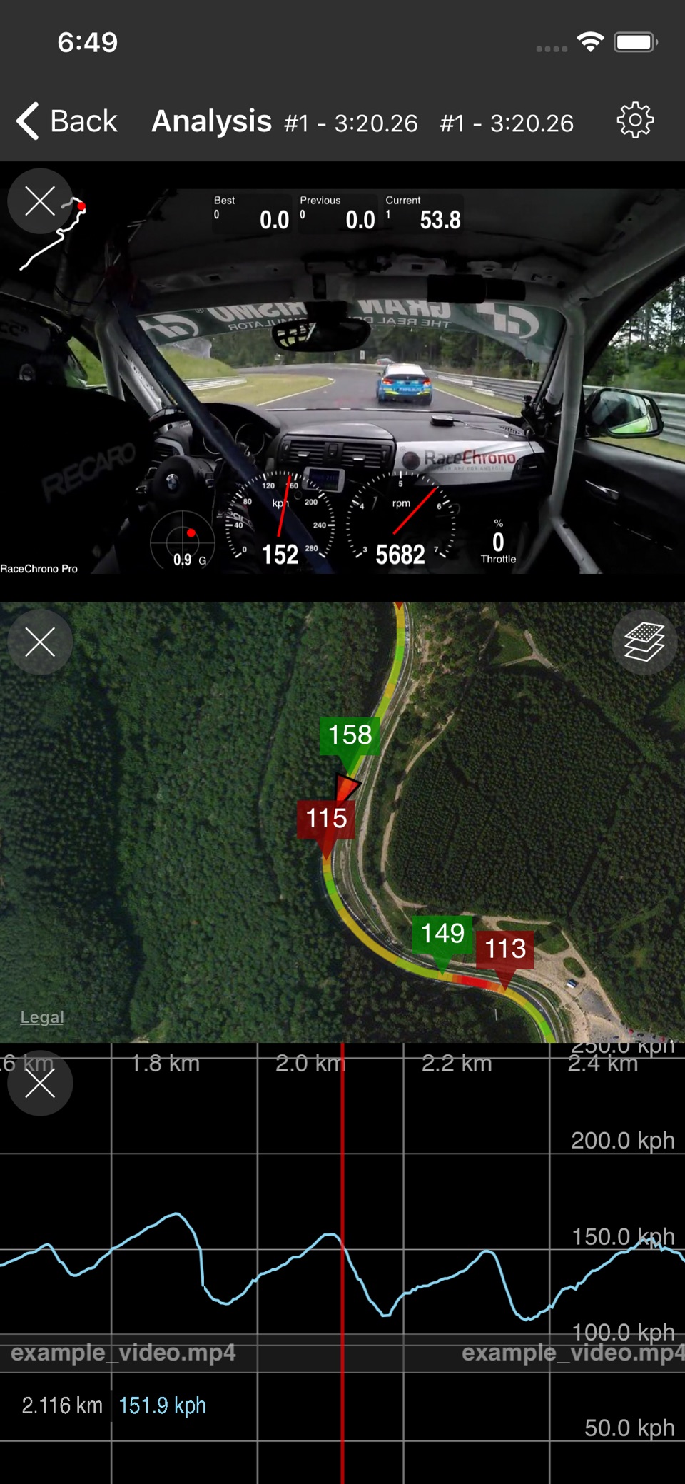 RaceChrono Pro 3