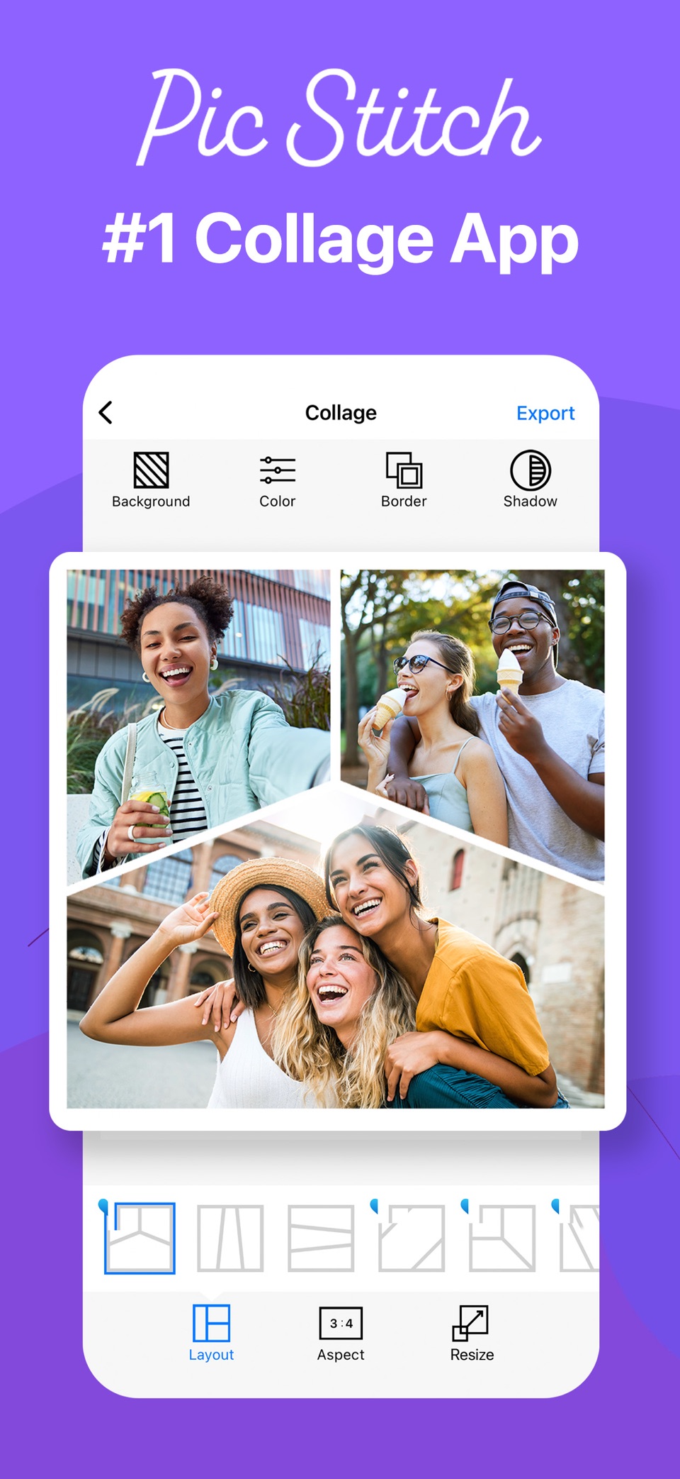 Pic Stitch - Collage Editor · Store screenshots
