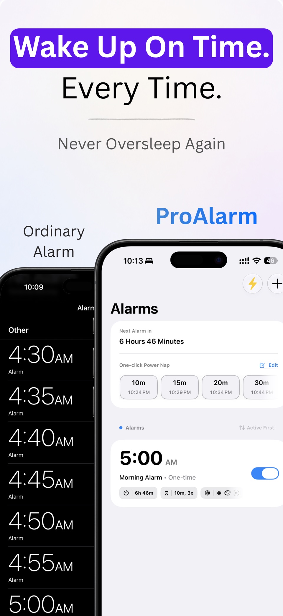 ProAlarm: 使命闹钟-关不掉的超响起床闹铃 · Store screenshots