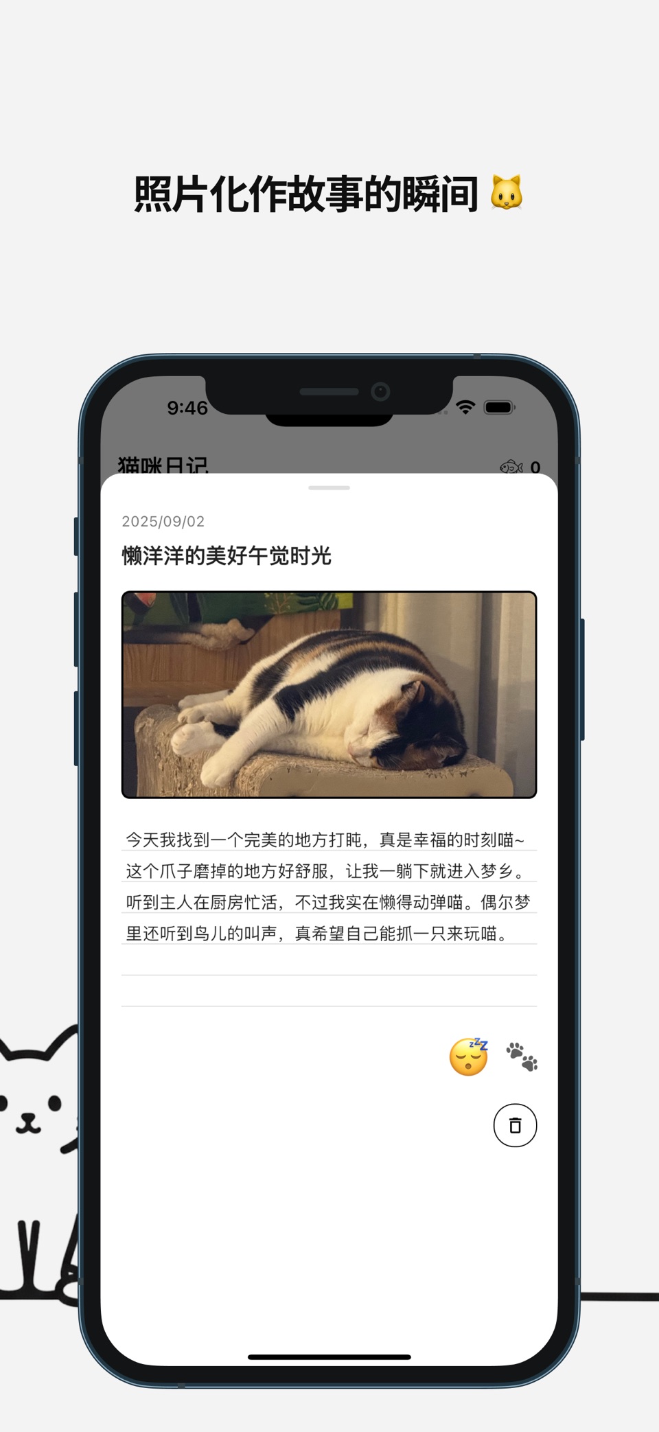 猫咪日记 – 用照片记录每一天 2