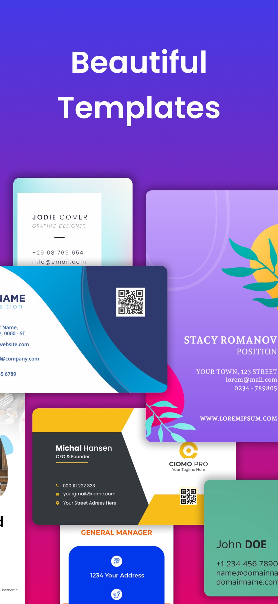Business Card Maker: Generator 2