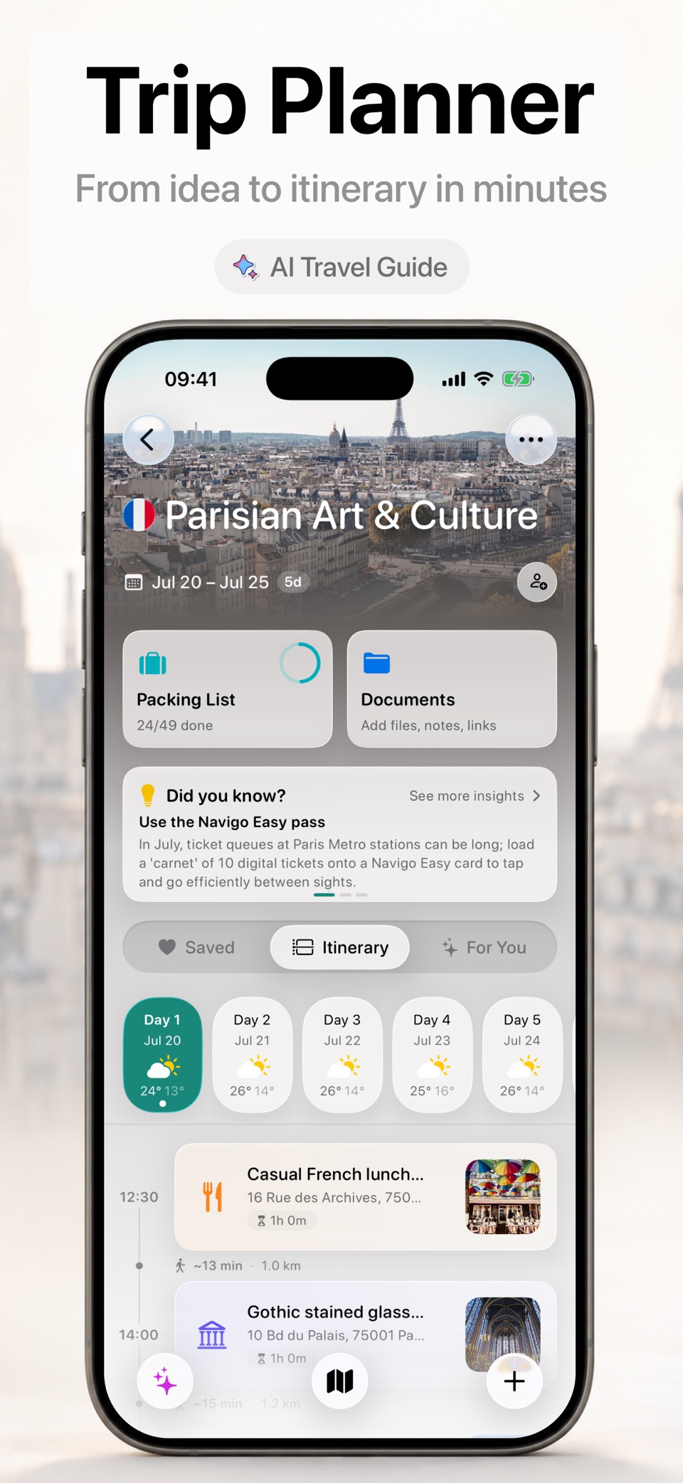 Waiz：AI旅行计划·行程规划·旅游攻略 · Store screenshots
