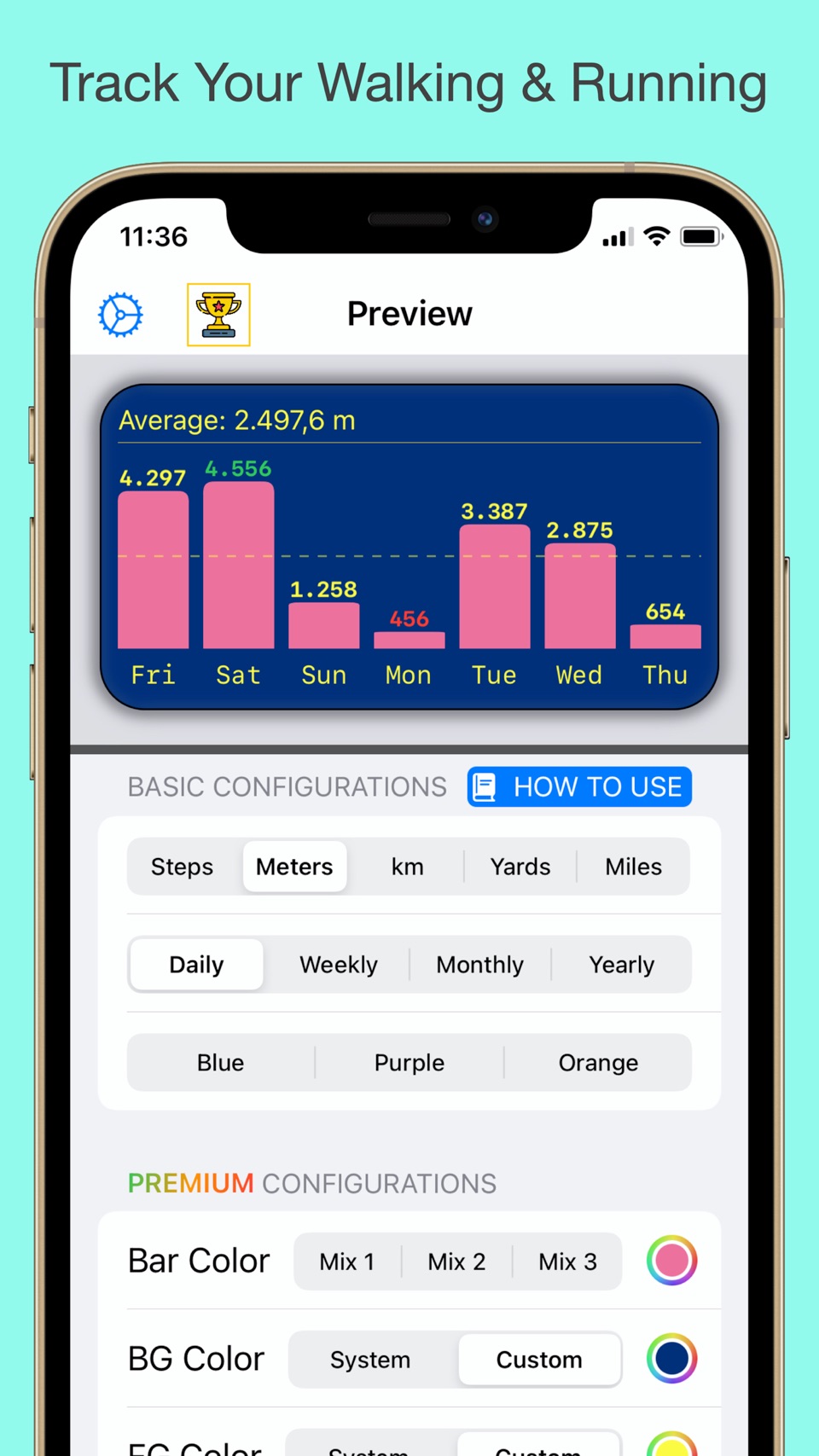 计步器小部件 - Steps Widgets · Store screenshots