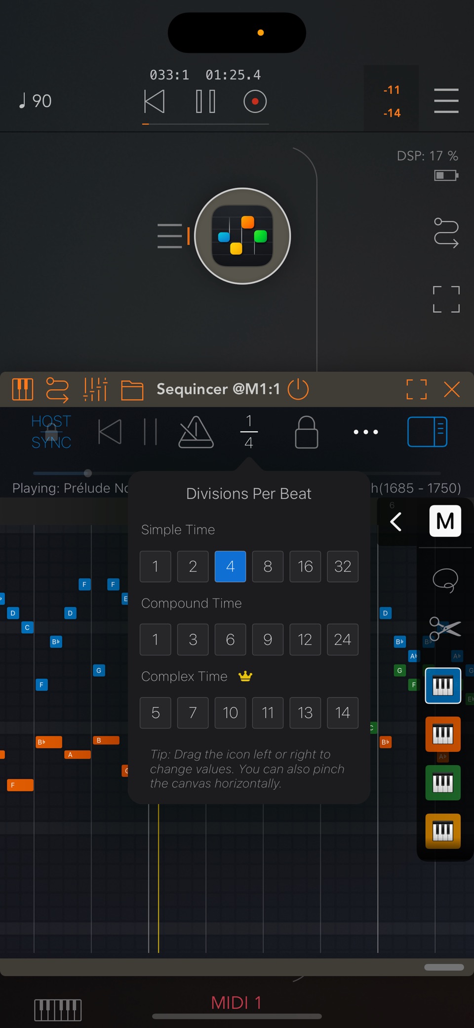 Sequincer：MIDI音序器 · Store screenshots