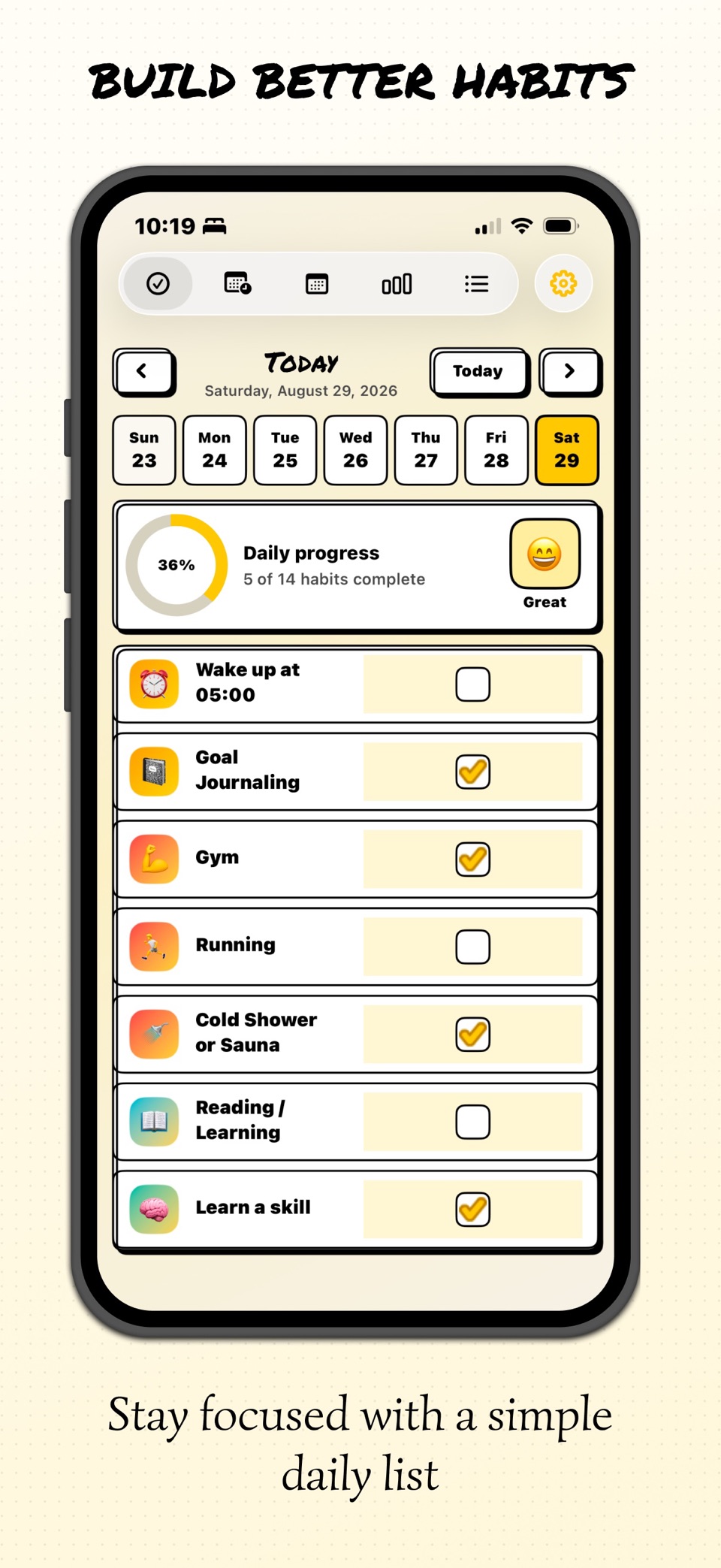 HabitMkr: Habit Tracker 3