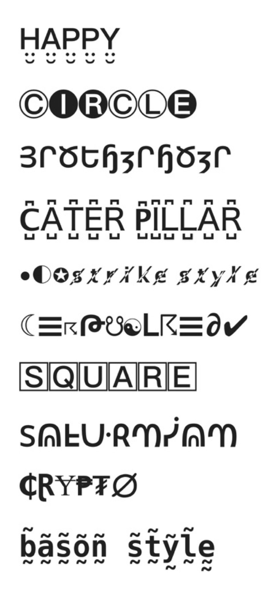 可爱字符 - 特殊字体键盘 · Store screenshots
