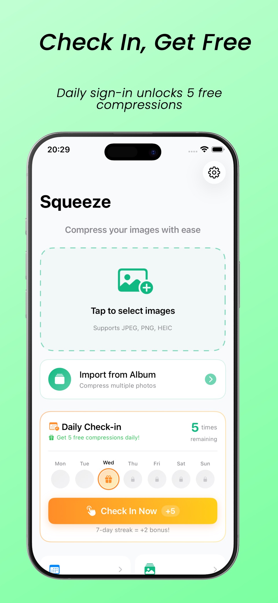 Squeeze - 图片压缩 · Store screenshots