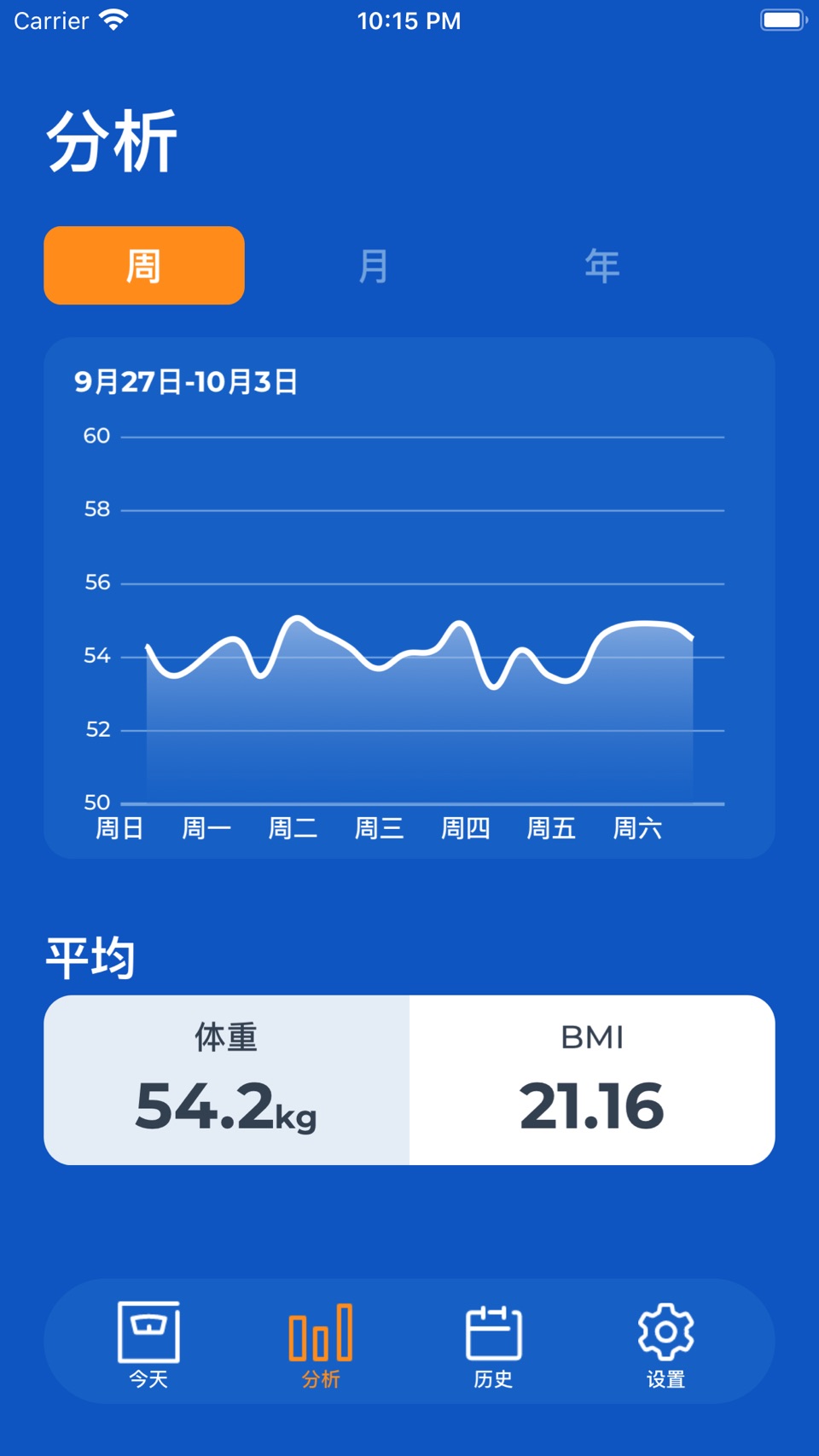 体重记录应用 2