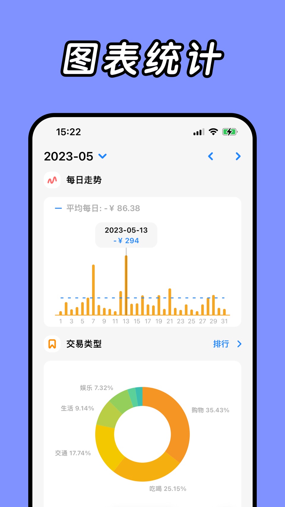 Daak记账 - 简洁可爱日常收支随手记账本 5