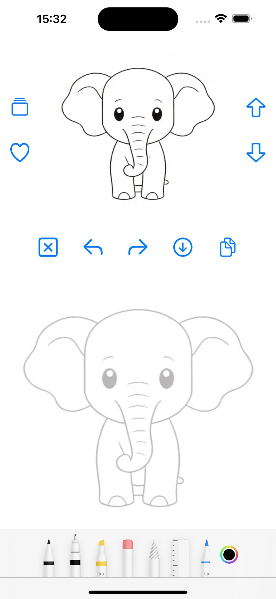 极简简笔画-临摹绘画涂色 1