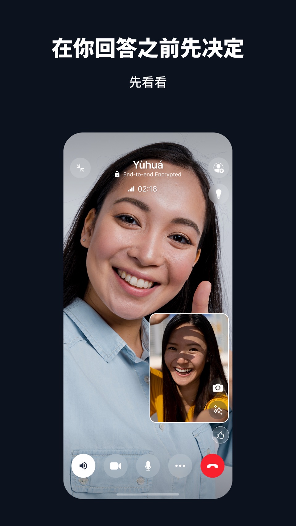 FaceCall: 视频通话开场 3