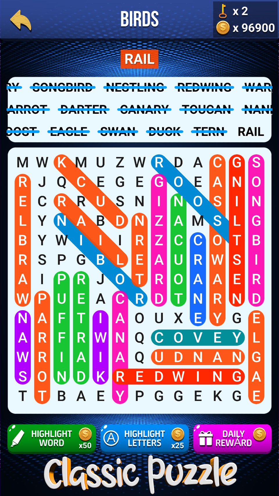 Wow Search: Classic Words Game 2