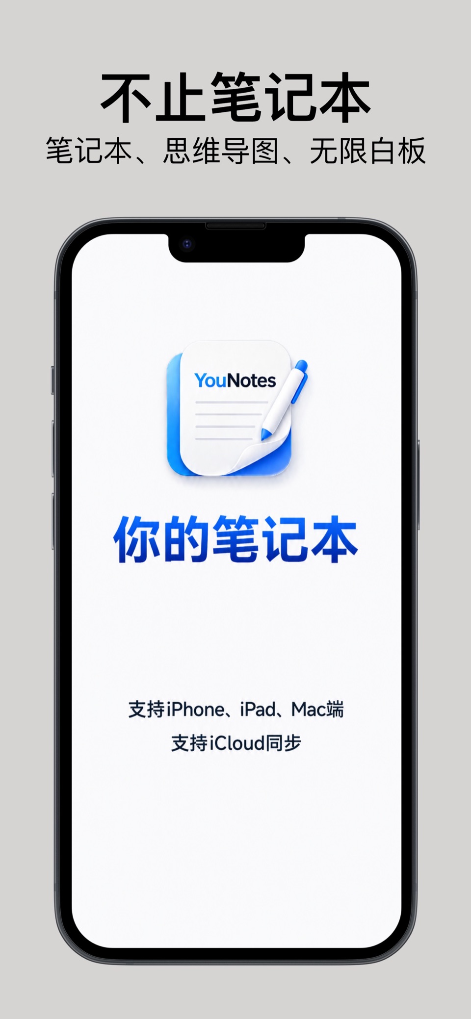 YouNotes-笔记本&白板&思维导图&PDF标注&编辑器 · Store screenshots