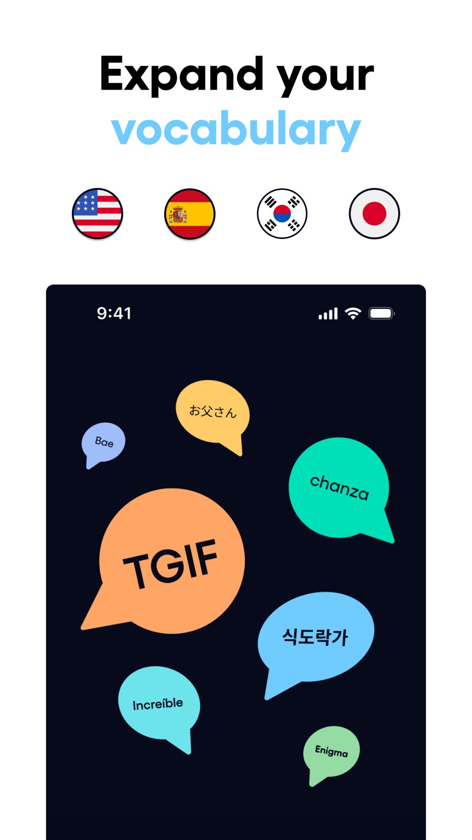 Wordia - Build Vocabulary · Store screenshots