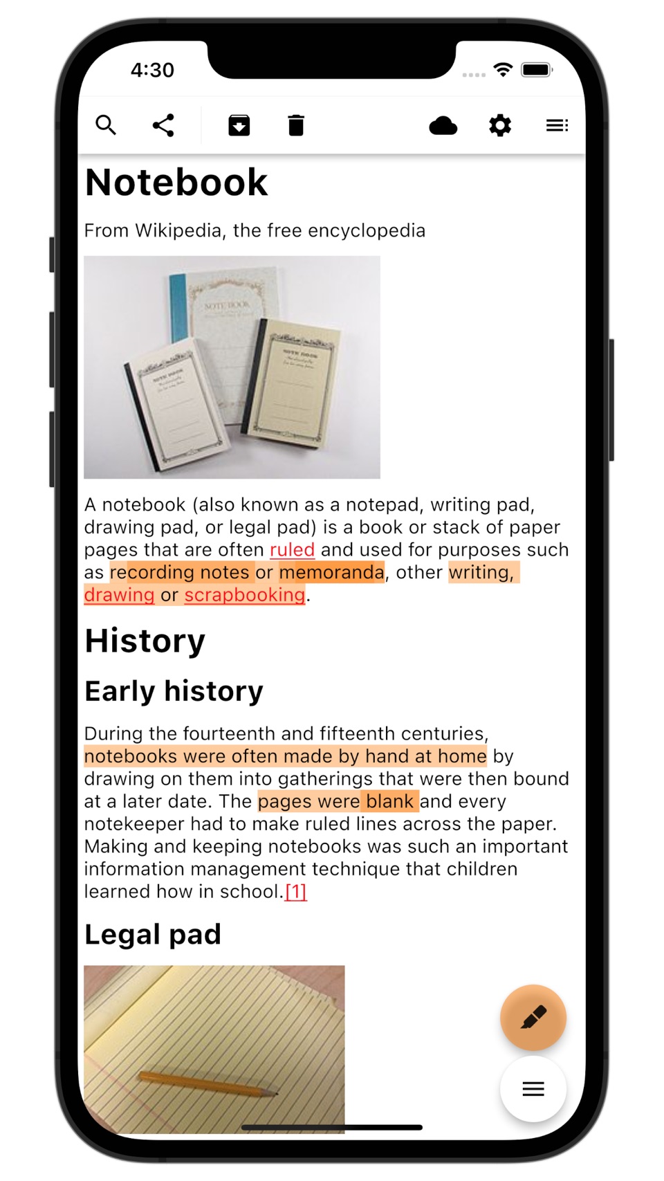Motes - modern notes 3