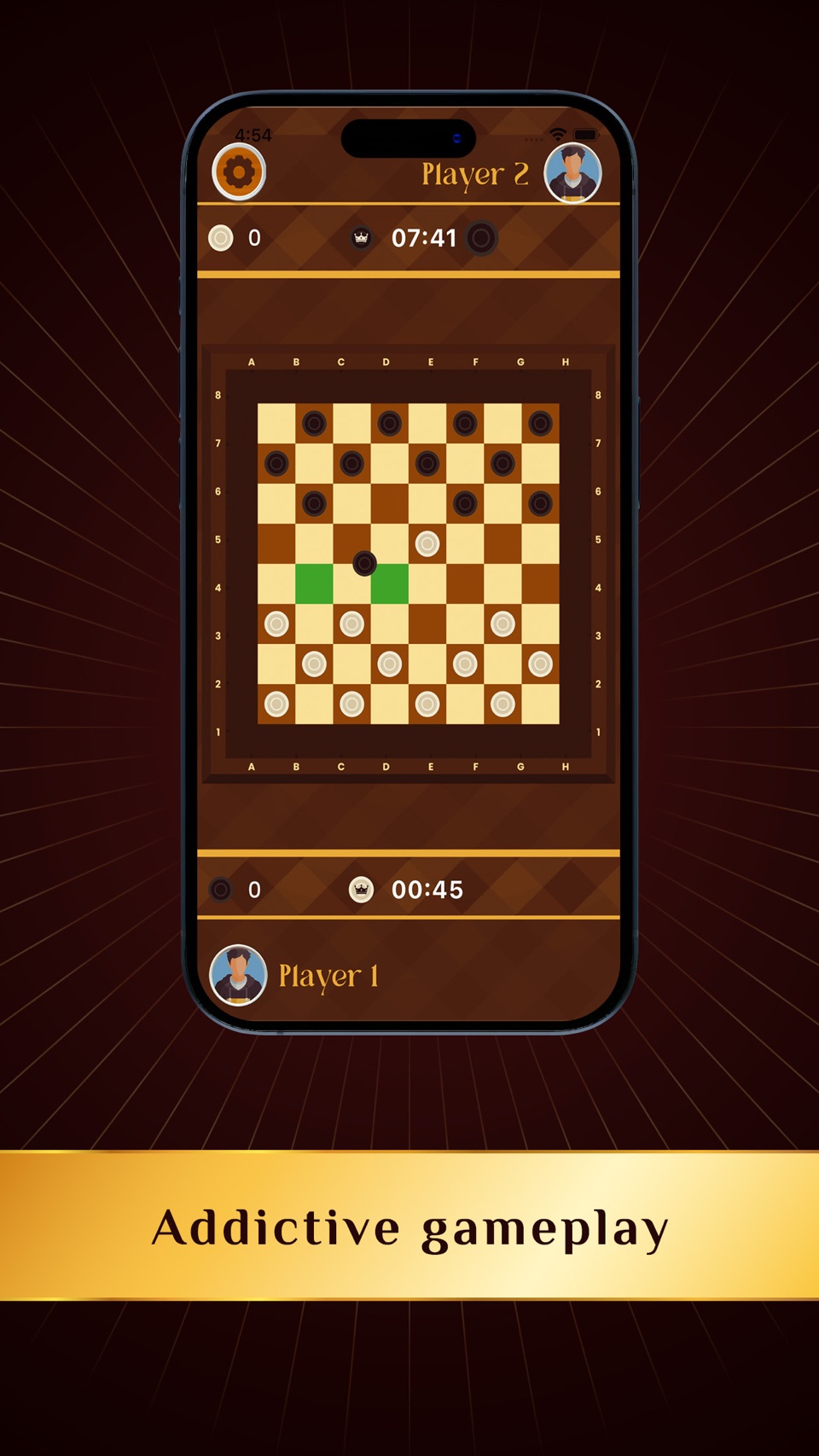 跳棋棋盘游戏挑战 1