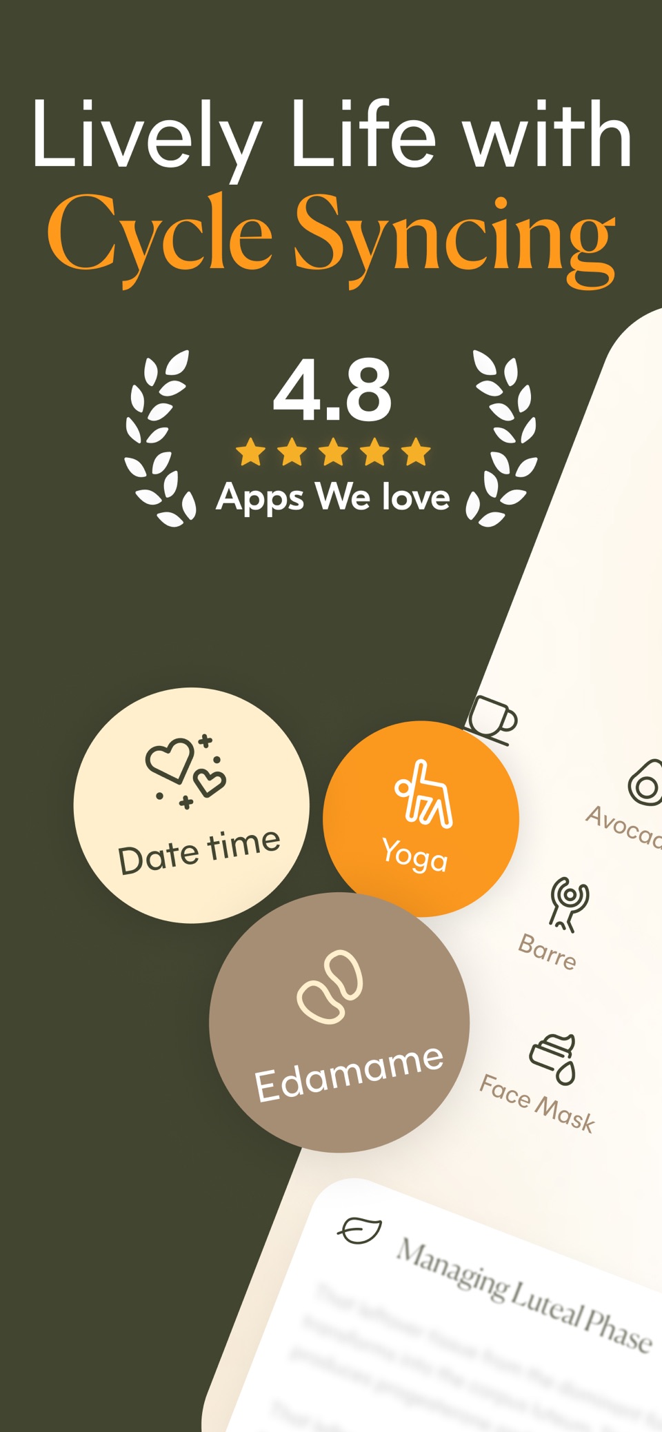 Lively: 经期&排卵追踪助手 · Store screenshots
