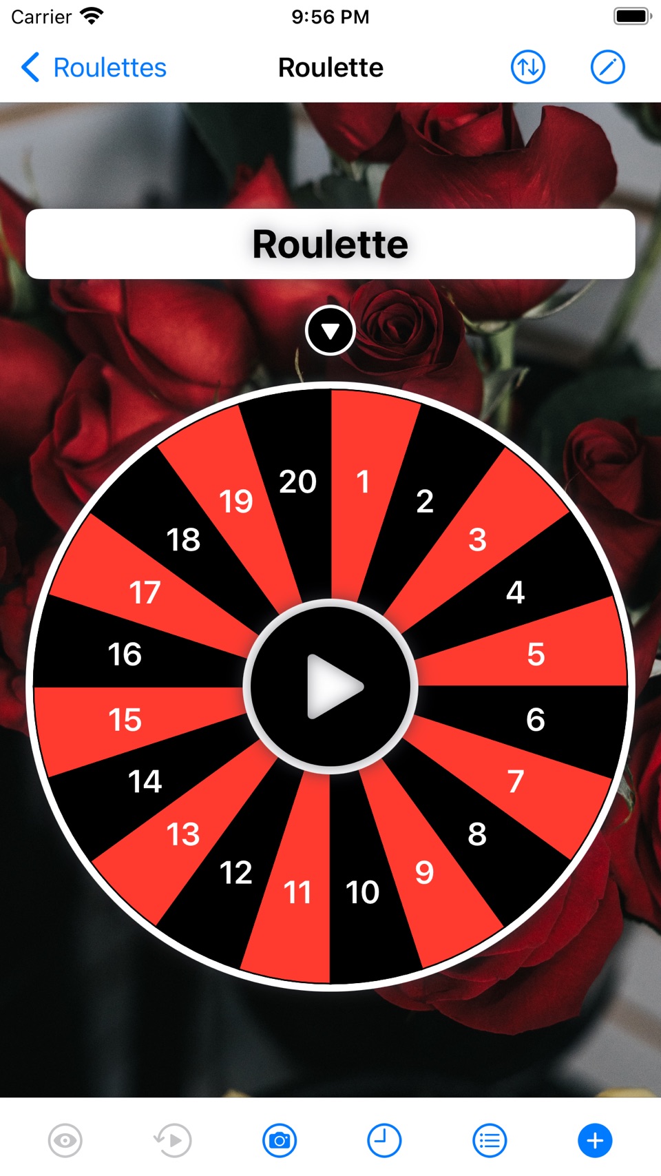 轮盘赌 - 决策轮盘赌 : Roulette 3
