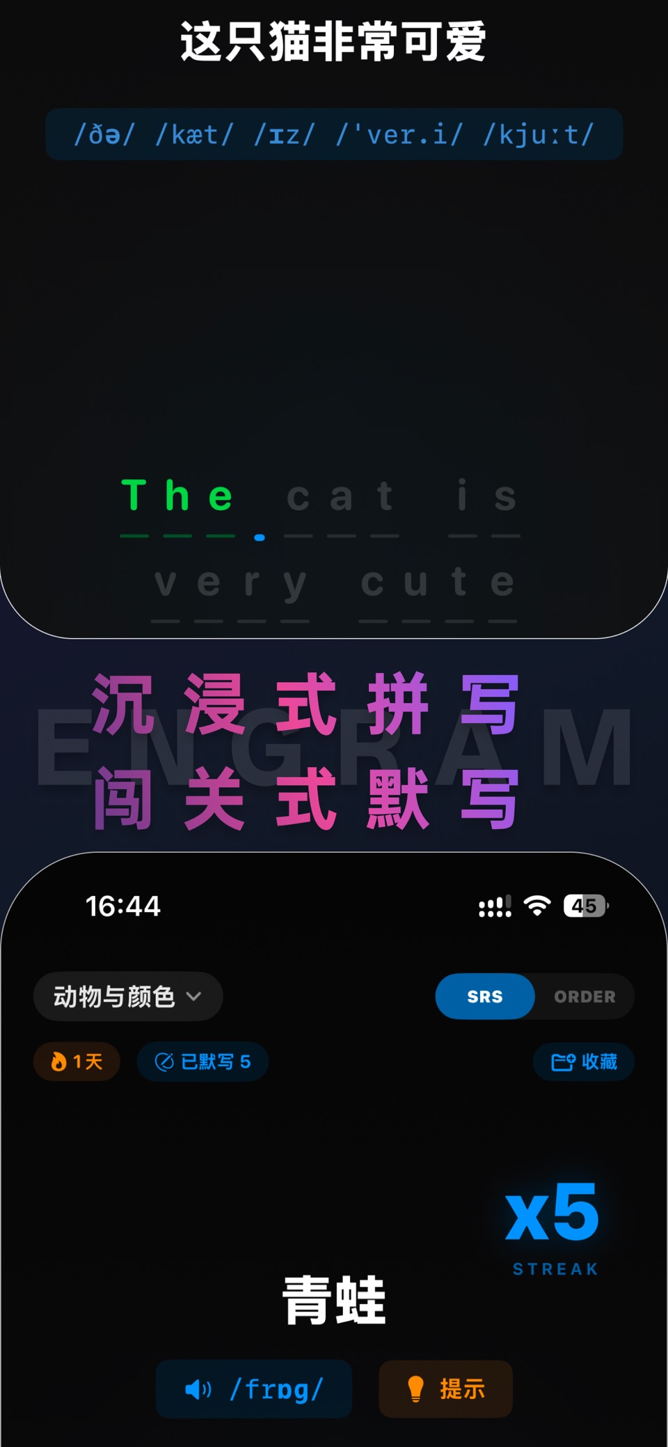 Engram - 划卡背单词与键盘打字默写 2