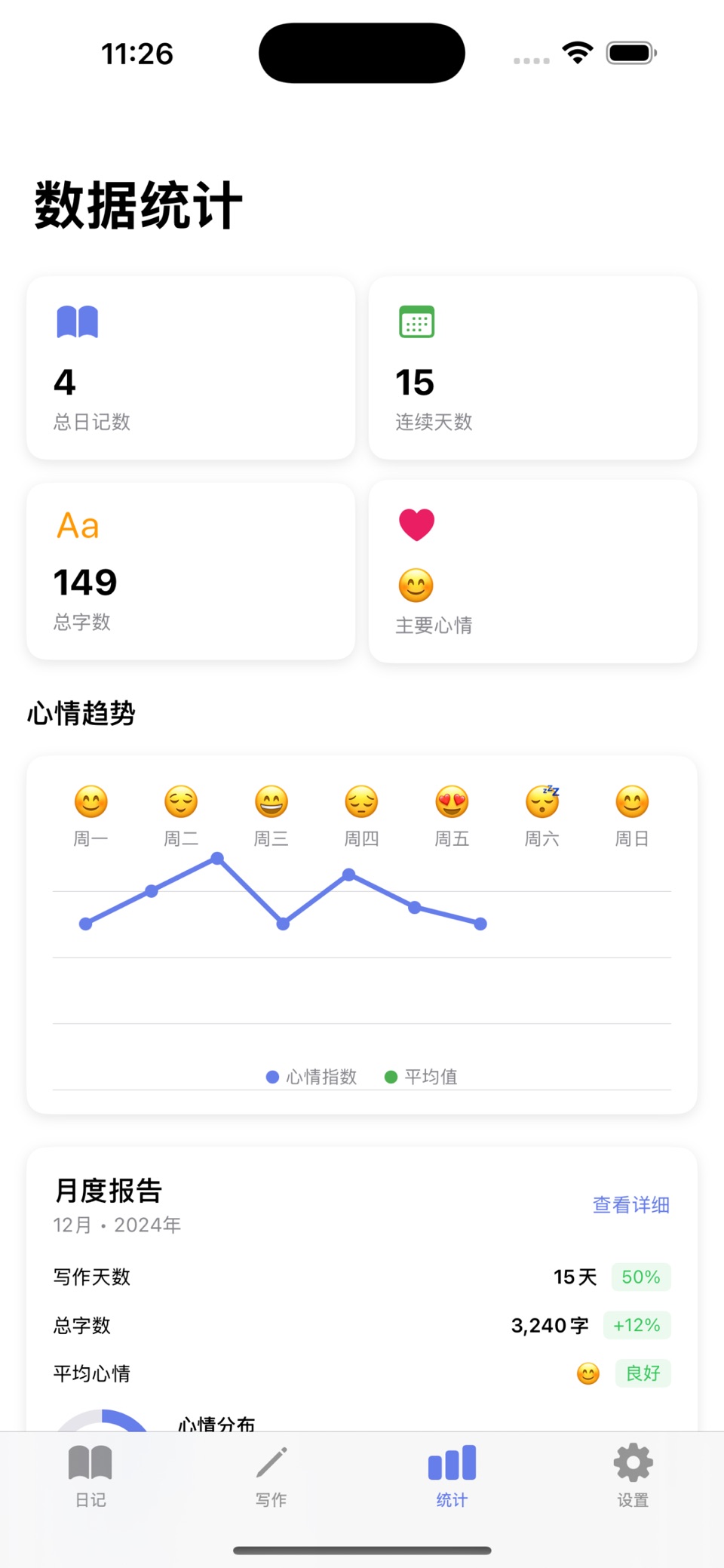 暖心日记 -心情树洞日记 3
