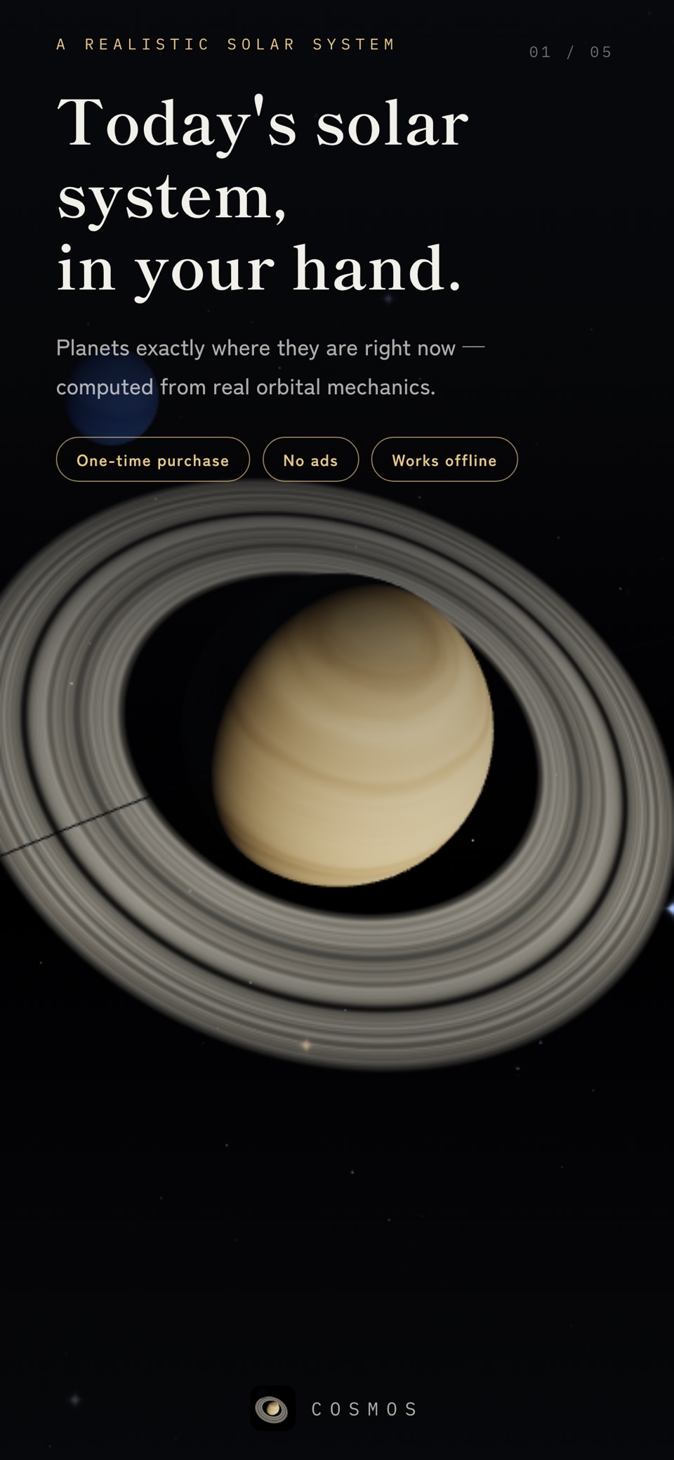 COSMOS - 3D太阳系模型 · Store screenshots