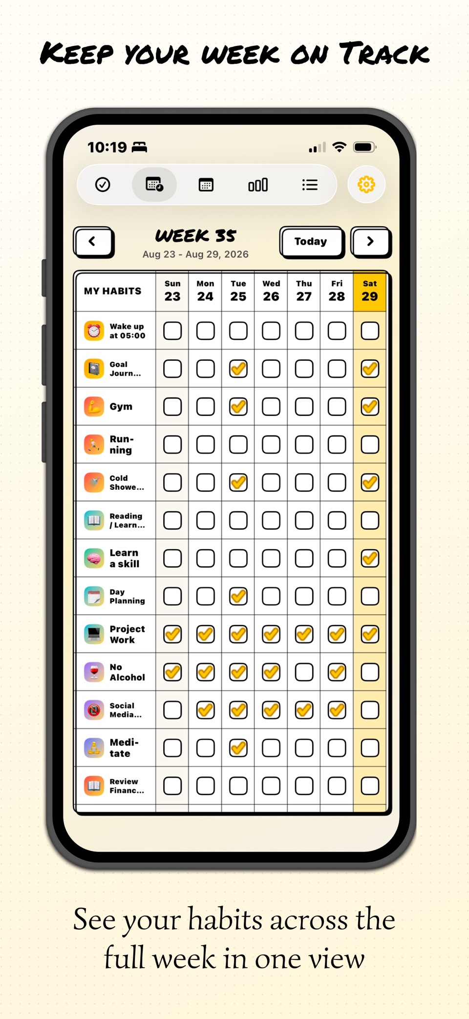 HabitMkr: Habit Tracker · Store screenshots