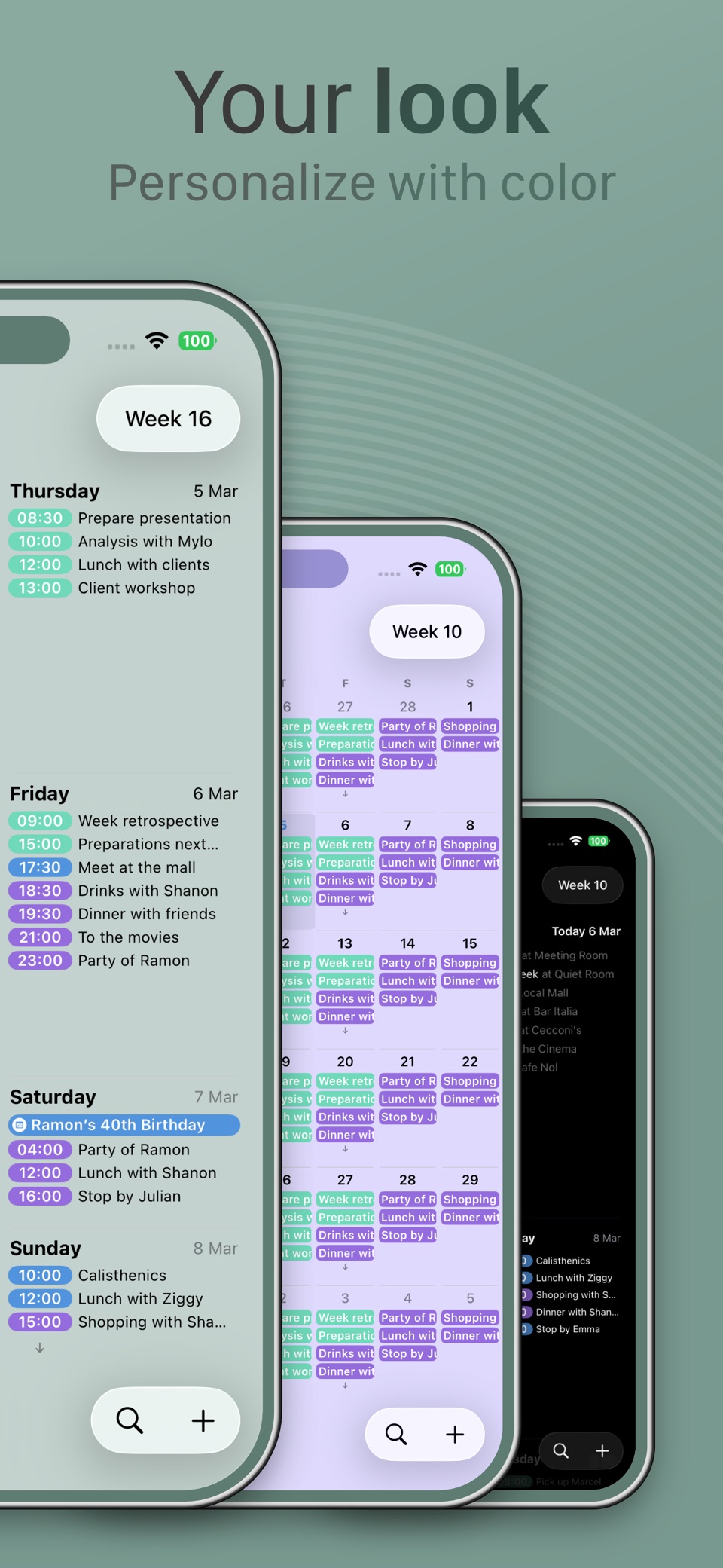 Agendo Week Calendar 3