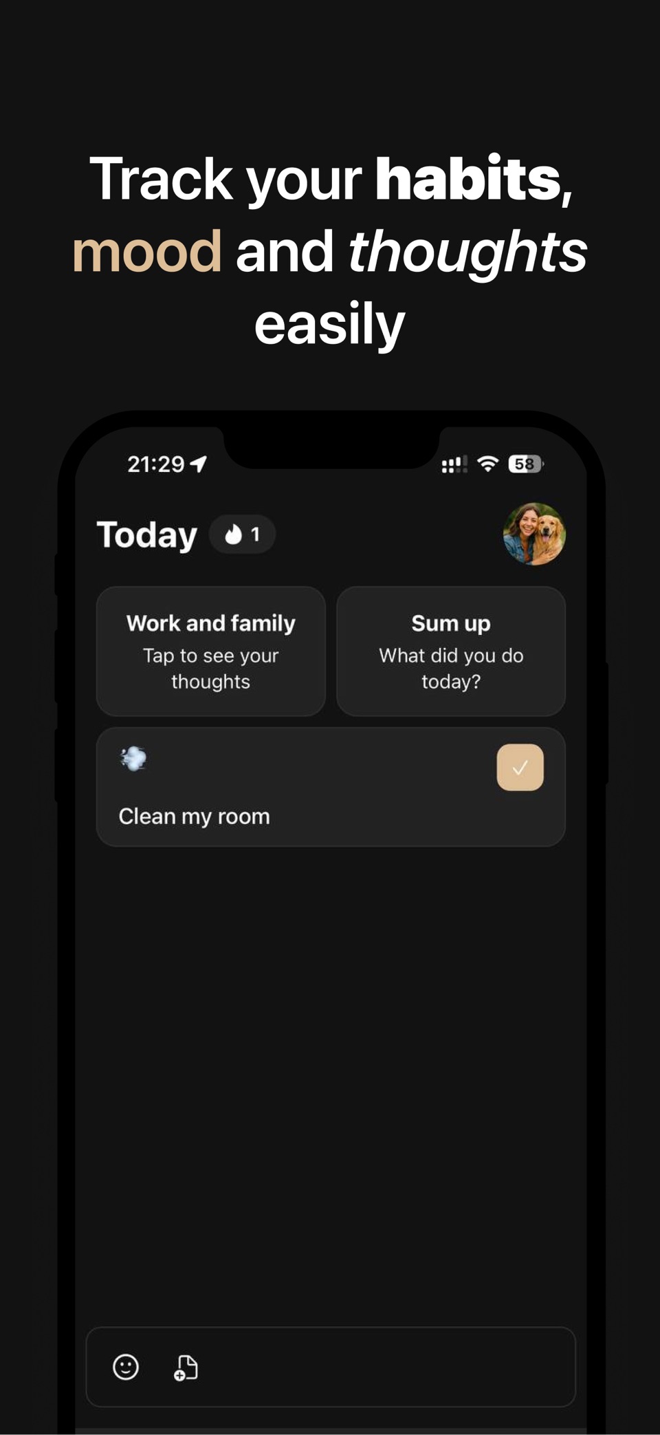 Timeline — Mood journal, diary 2