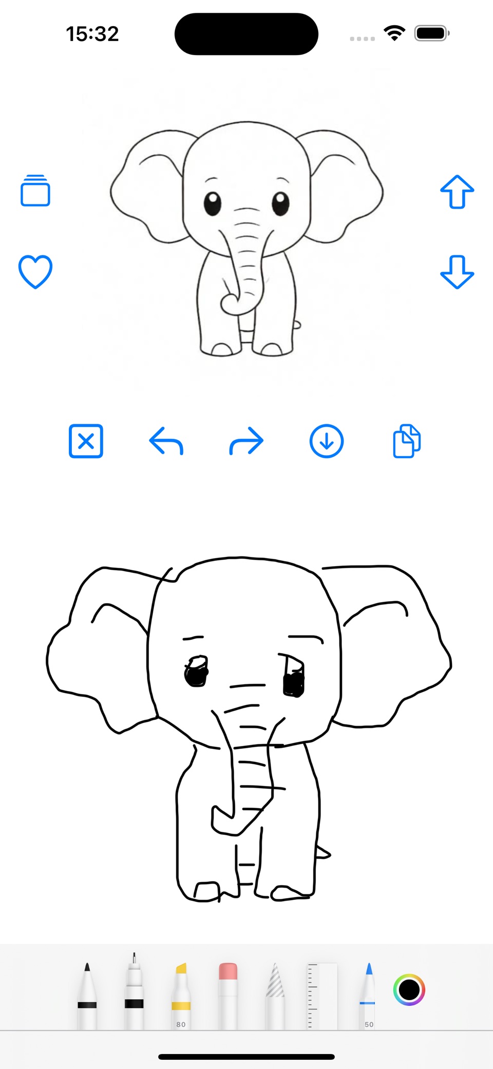 极简简笔画-临摹绘画涂色 2