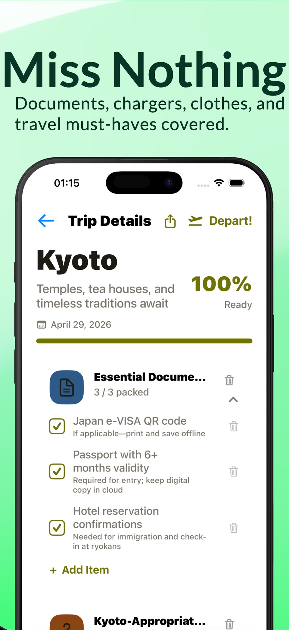 PackNest: AI Travel Lists 3