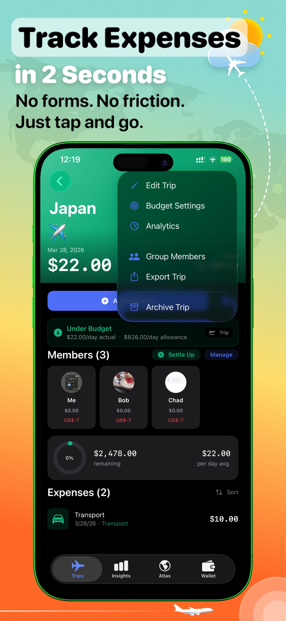 Travel Spend – 旅行记账本 2