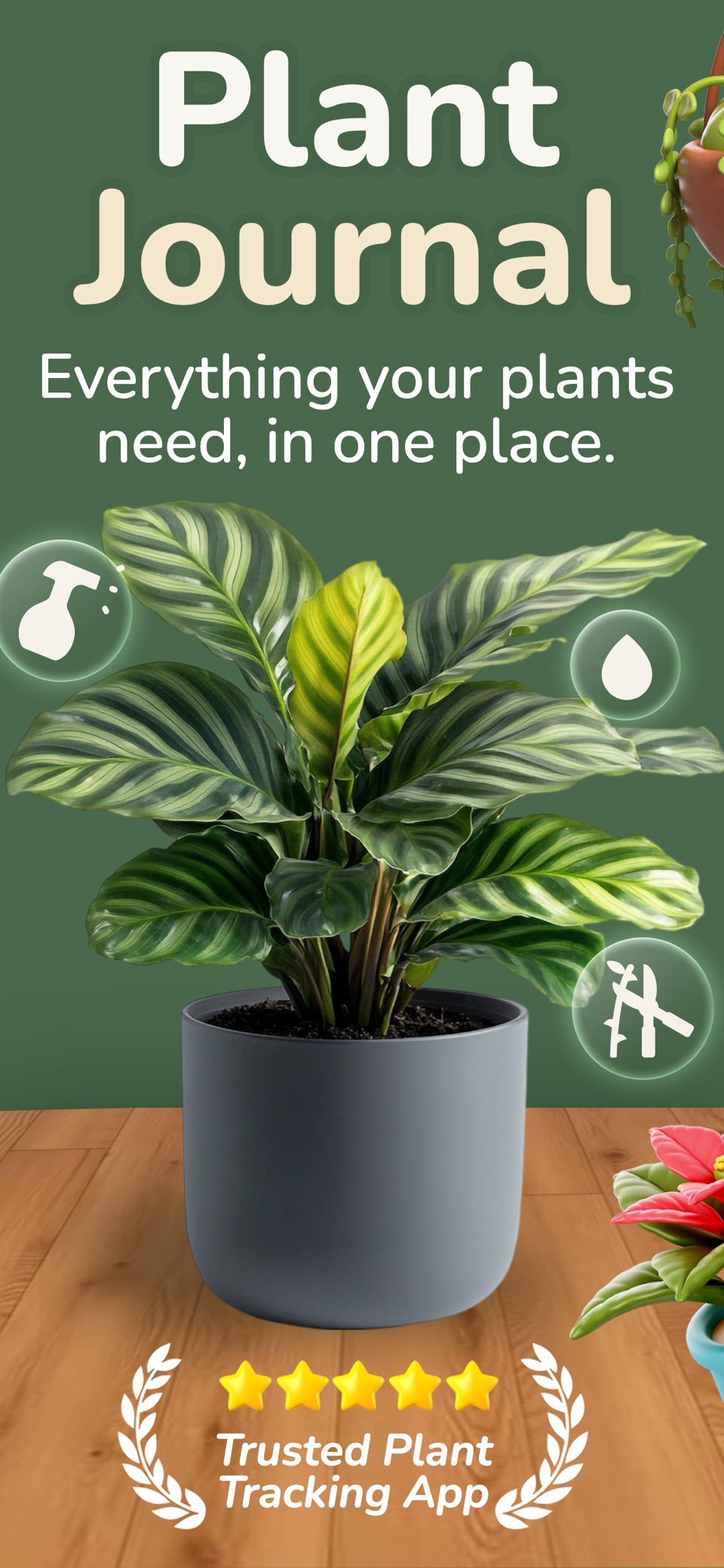 养花浇水提醒 & 植物、多肉管理 - Ploi · Store screenshots