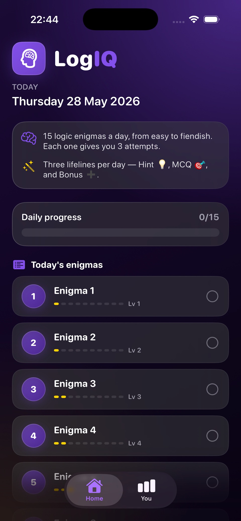 LogIQ：每日逻辑谜题 2