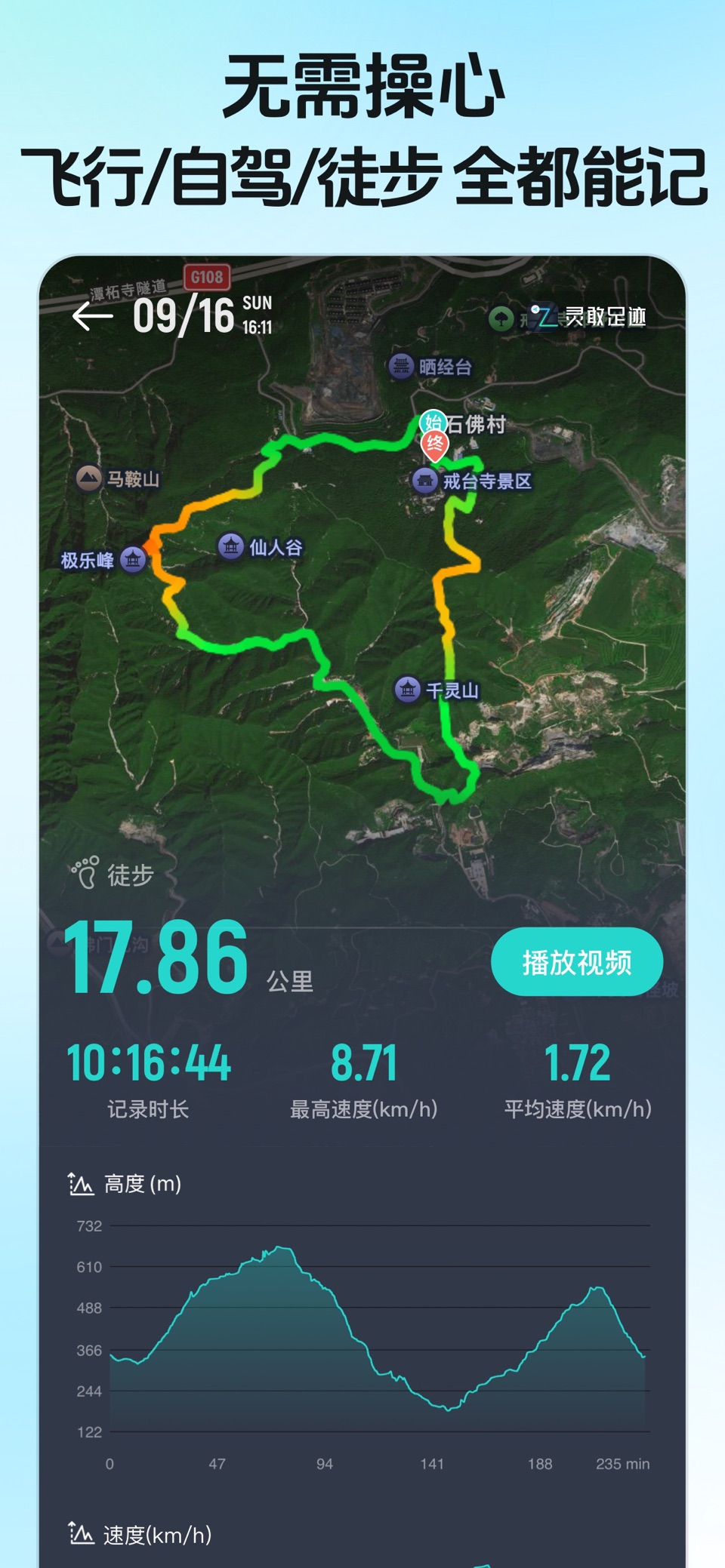灵敢足迹-记录出行轨迹 点亮旅行城市地图 3