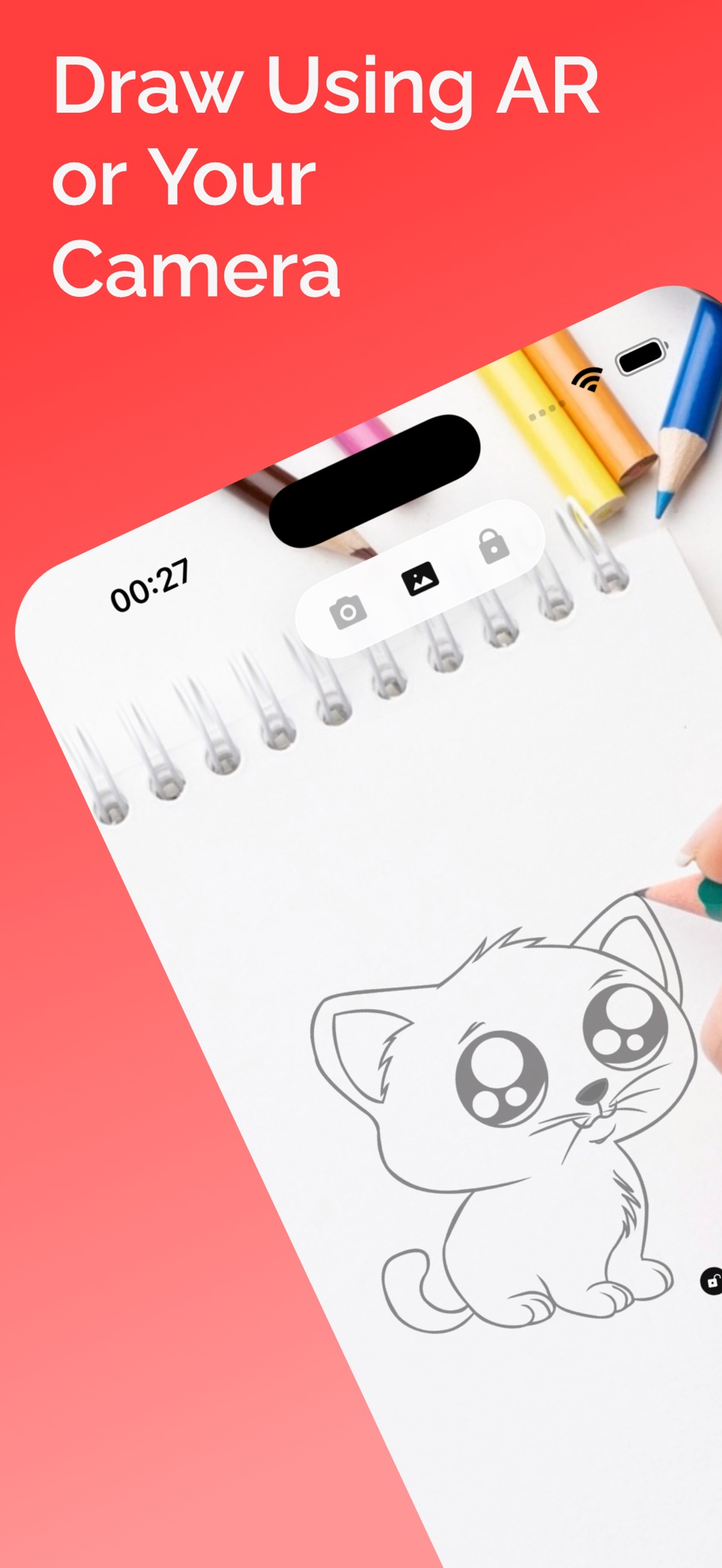Painter Eye: AR Drawing App · Store screenshots