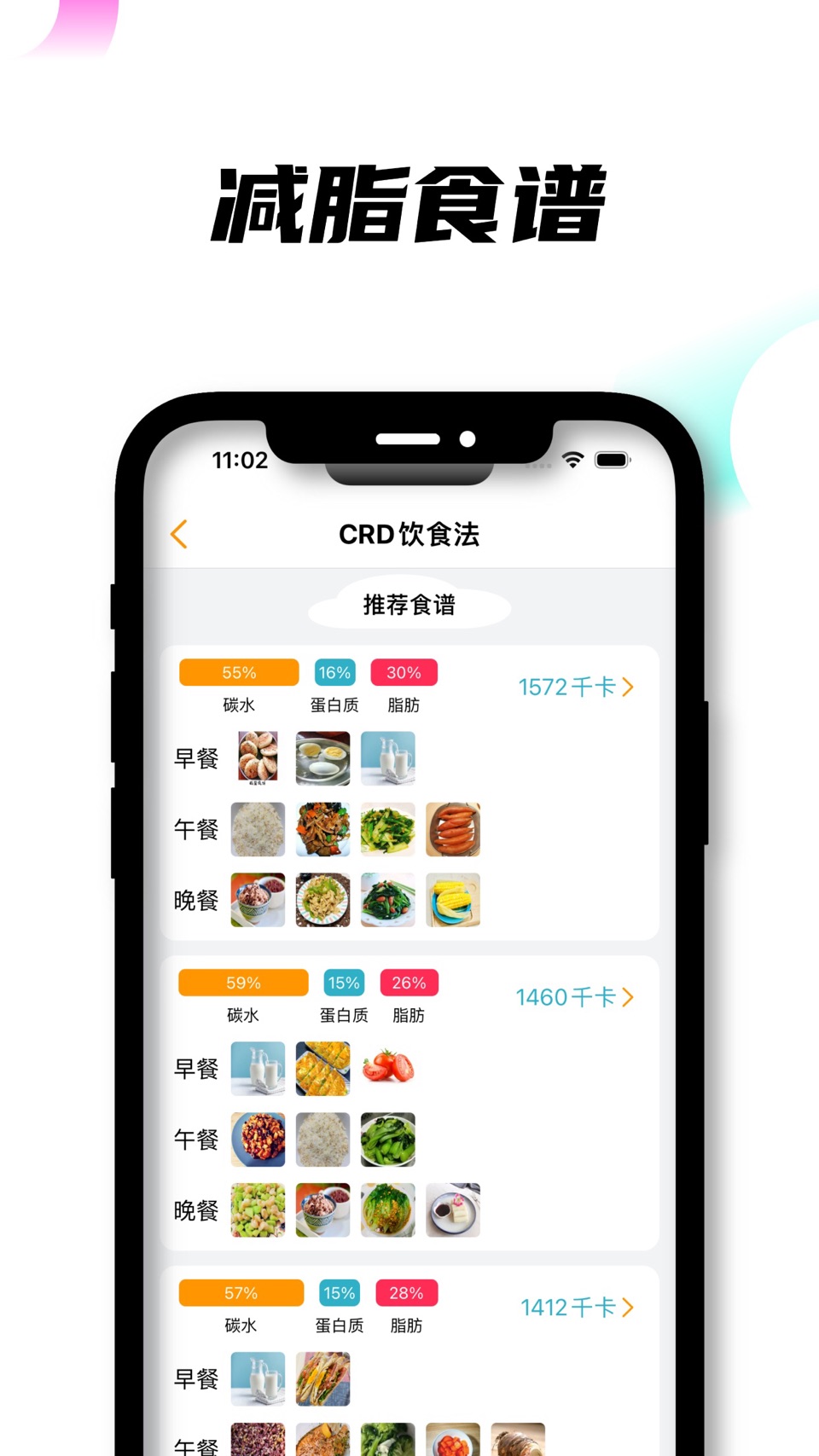 厨房计划书-体重记录、热量计算、食材管理、美食菜谱、料理笔记 2