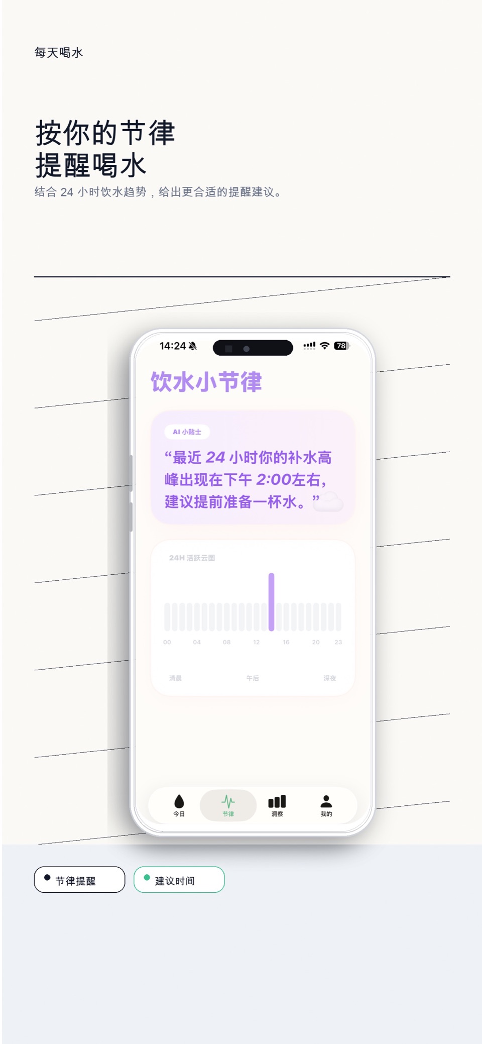 每天喝水 - 健康官方喝水提醒助手2.0版 3