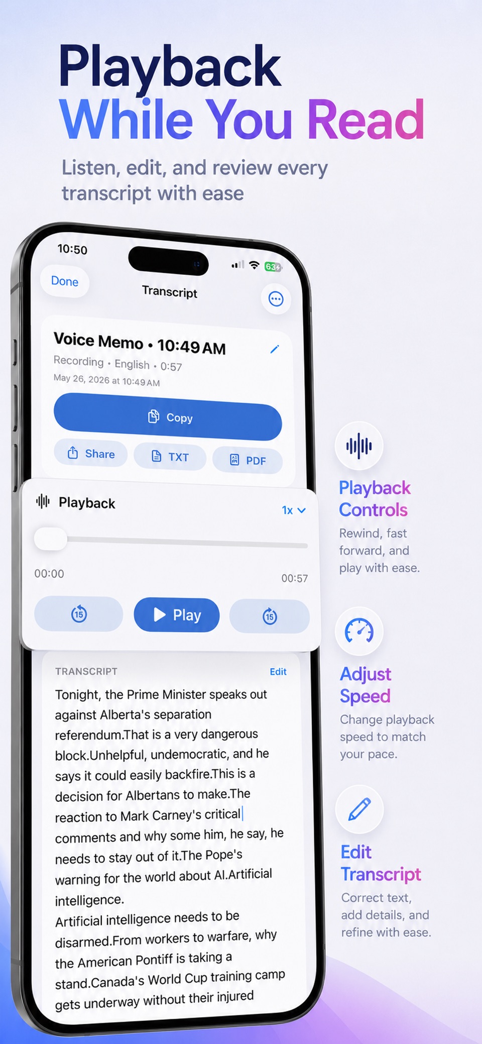 Voice Notes : Voice to Text 3