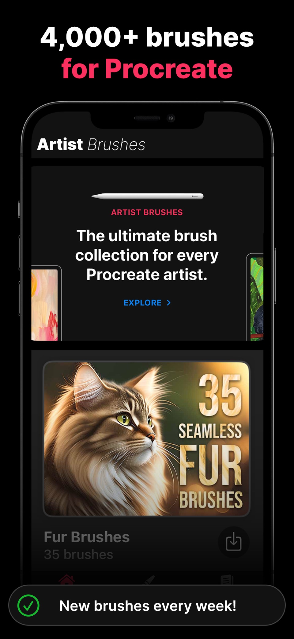 Artist - Procreate用画笔 · Store screenshots