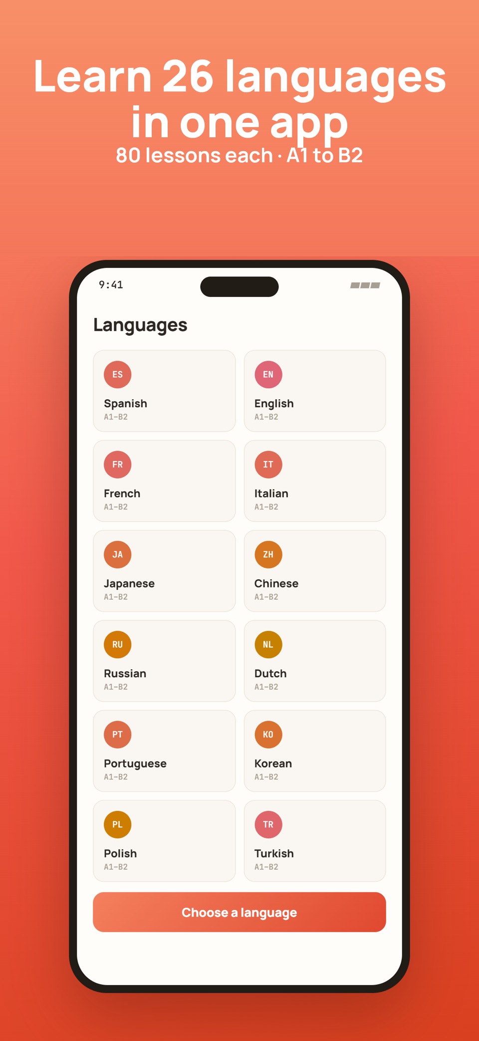 Langula: 学外语 · Store screenshots