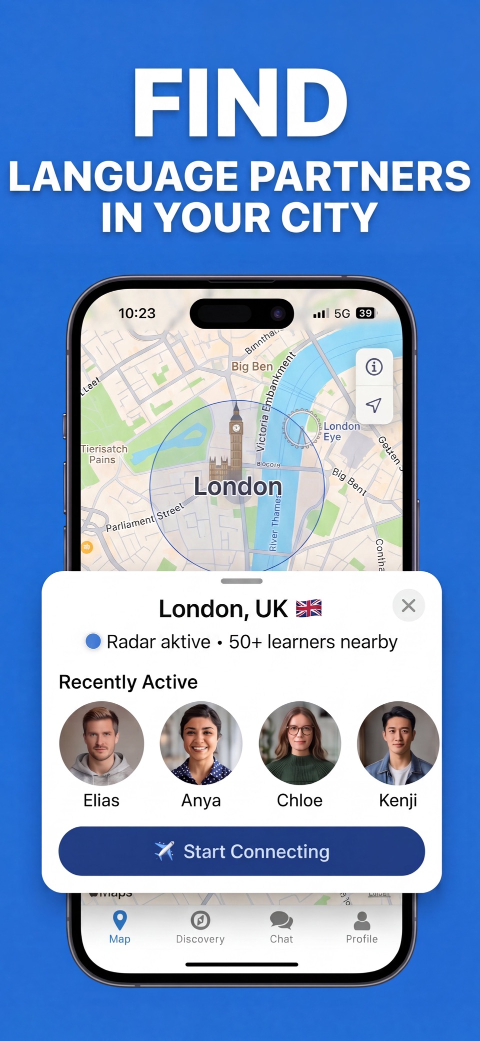 LingoRadar: Language Exchange 1